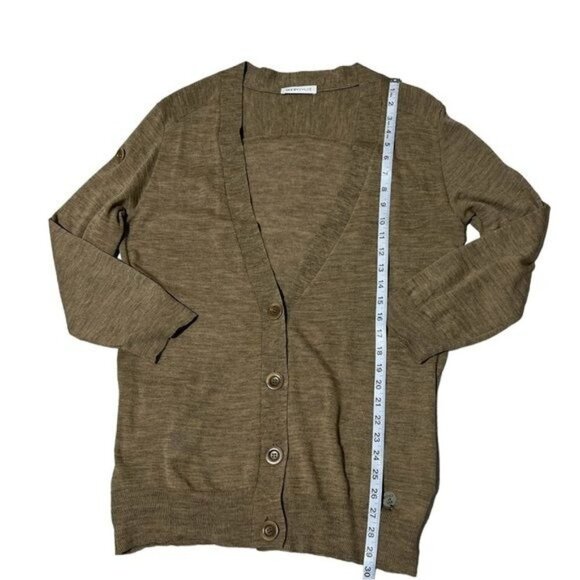 See by Chloe Wool Alpaca Brown Relaxed Fit Cardigan Size 4 - Picture 11 of 12